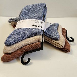 Sonoma Goods For Life®  Bundle of 2 packs/3 pairs each, Crew Socks RN# 138136